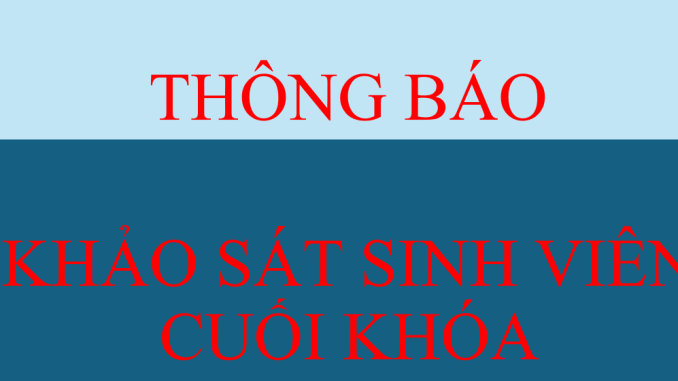 KS SV CUỐI KHÓA